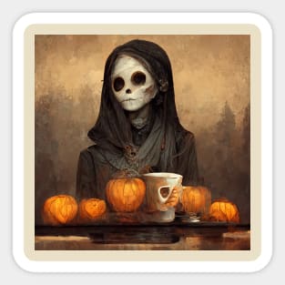 Halloween Coffee Sticker